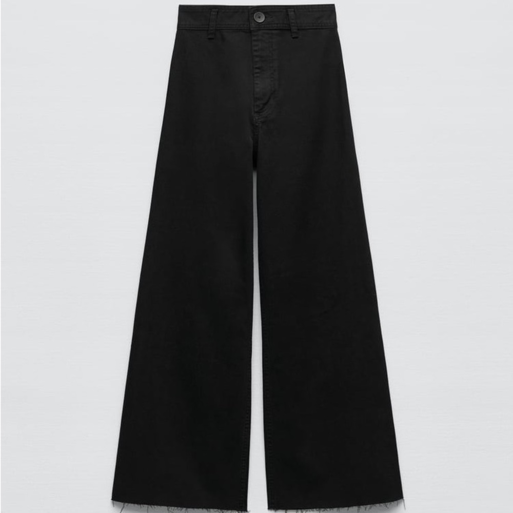 Zara HIGH-WAISTED ZW SAILOR STRAIGHT JEANS